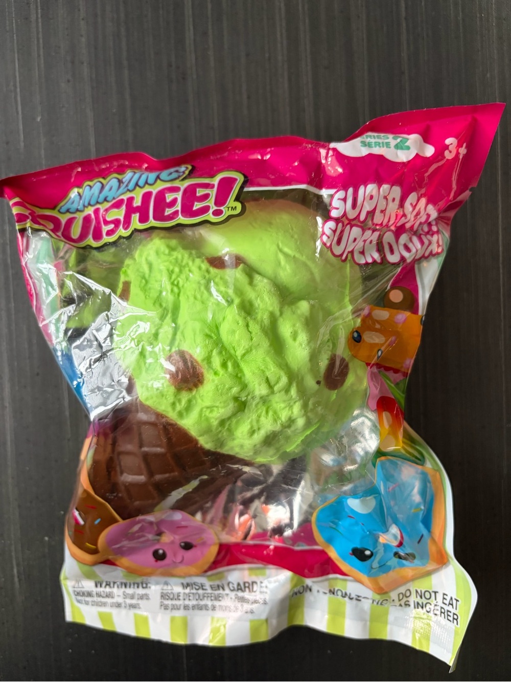 Lime Green Ice Cream Cone Plush - Amazing Squushee!